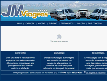Tablet Screenshot of jmviagens.com